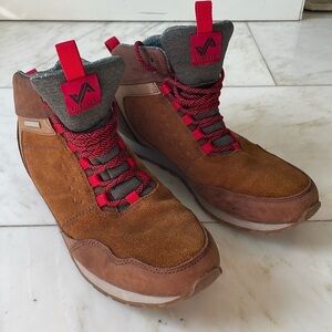 Forsake Men's Brown and Red Athletic Shoes